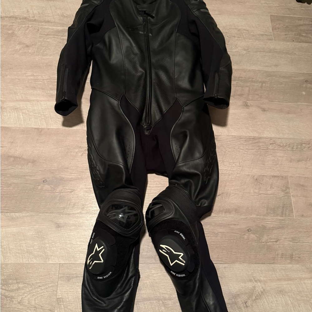 Alpinestars Black Motorcycle Suit